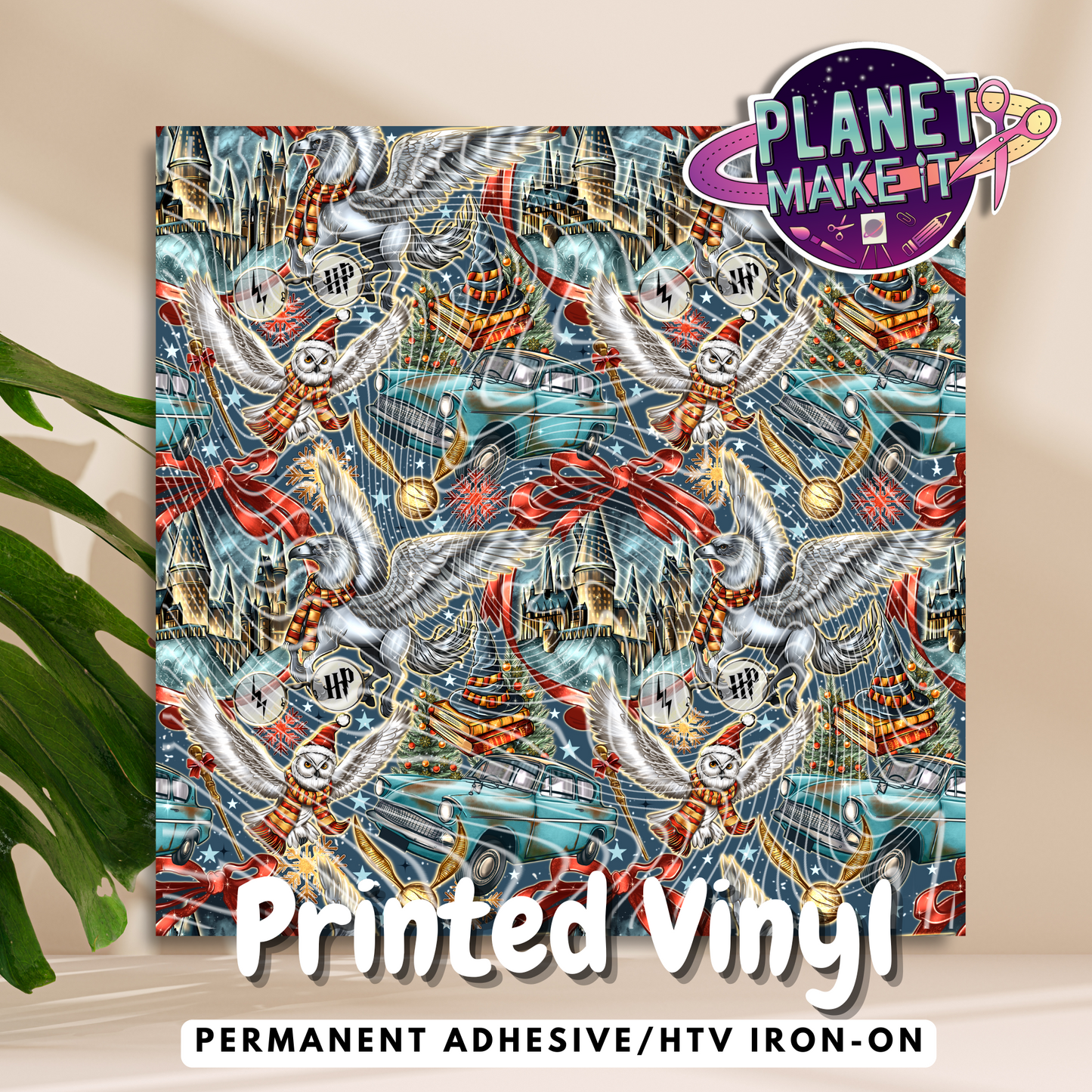 HP Christmas - Printed Adhesive & HTV Vinyl