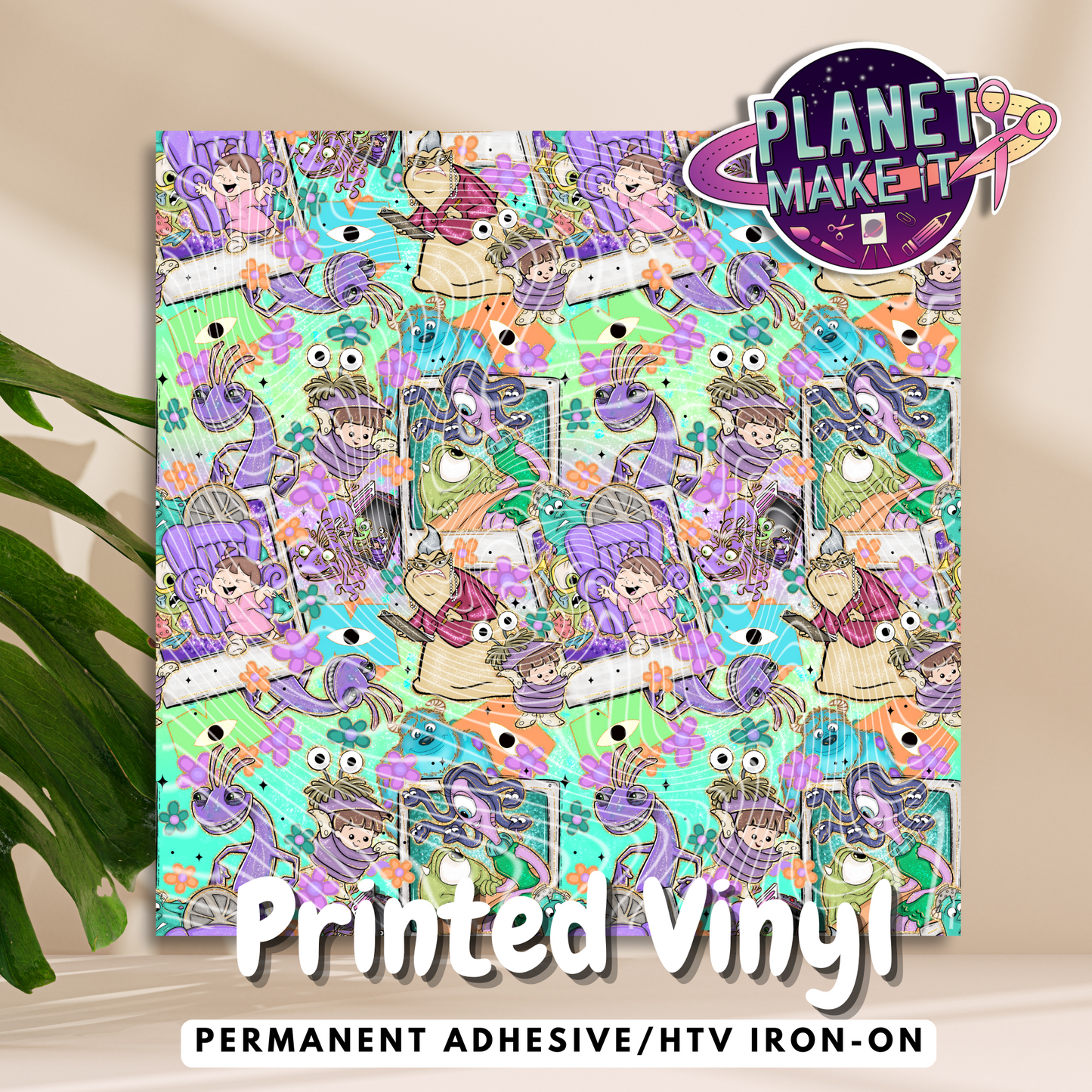 Monsters - Printed Adhesive & HTV Vinyl