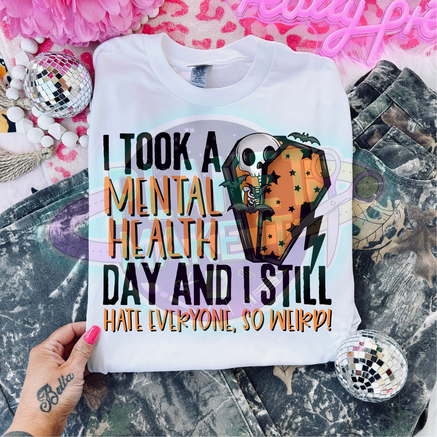 Mental Health Day Hate Everyone - T-Shirt