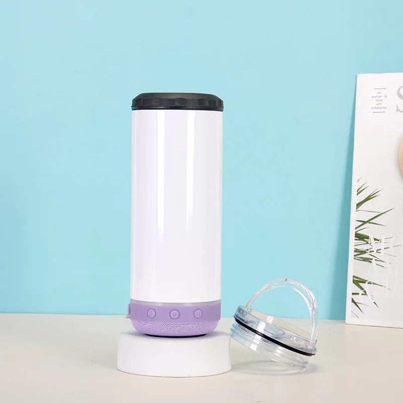 16oz Bluetooth Speaker Tumbler/Can Cooler - Custom Design