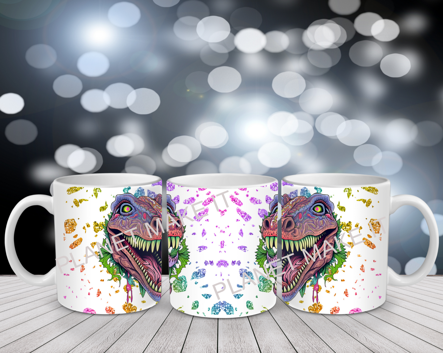 T-Rex - 12oz Ceramic Mug