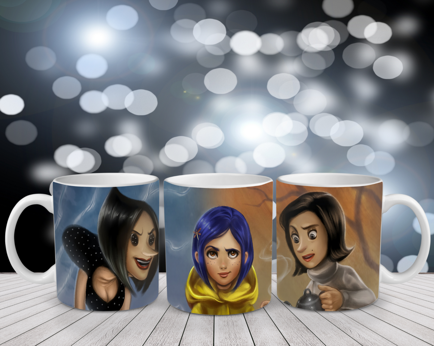 Button Eye - 12oz Ceramic Mug