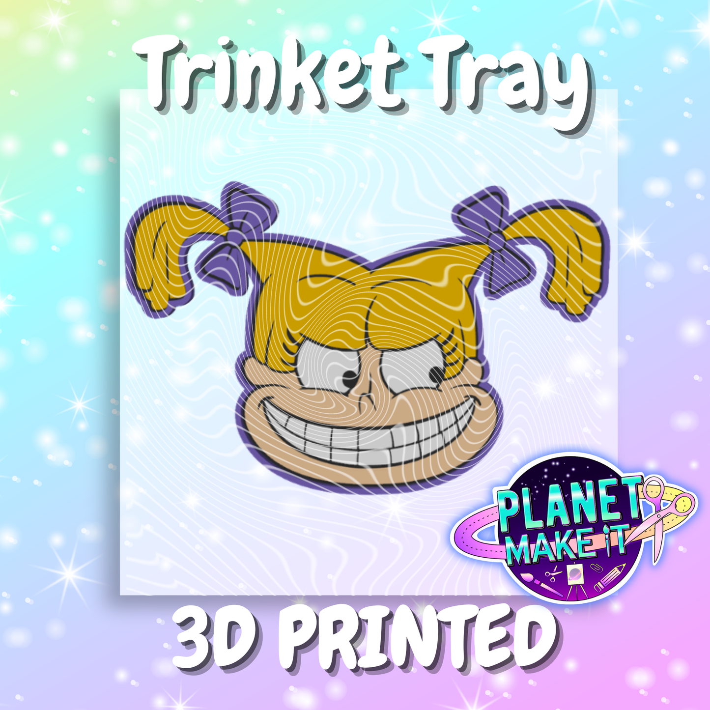 Bossy Girl - 3D Trinket Tray