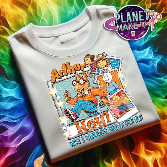 Arthur Polaroid - Plush Hoodie