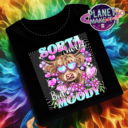 Sorta Sweet But Moody - Plush Hoodie
