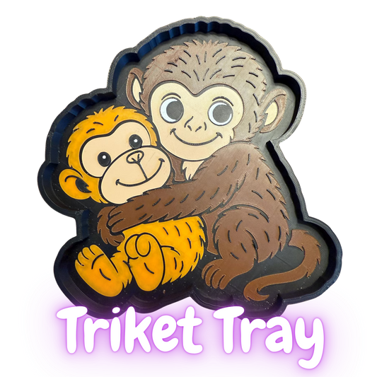 Cute Chimp - 3D Trinket Tray