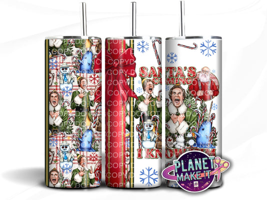 Santa I Know Him - Stainless Steel Tumbler