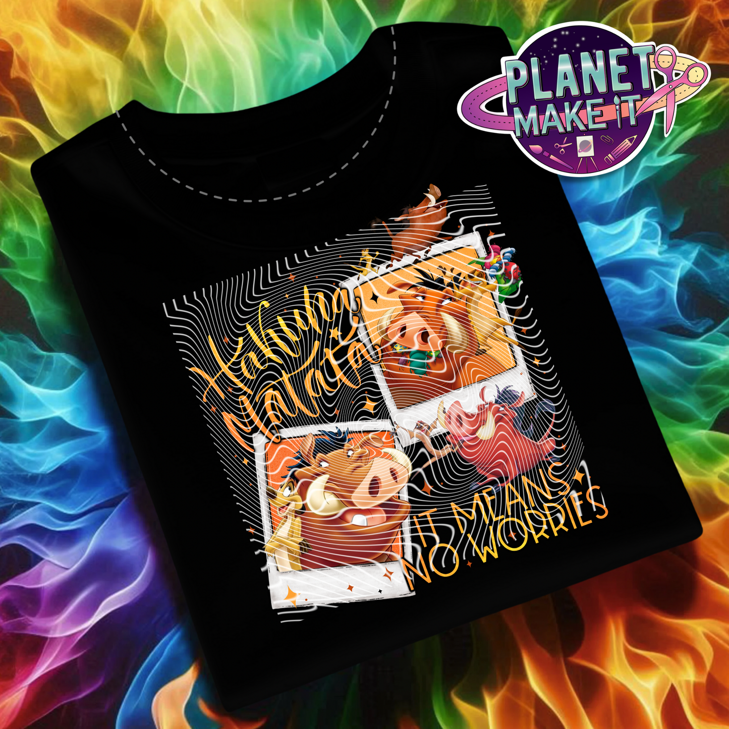 Safari Friends Polaroid - Plush Hoodie