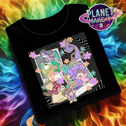 Pink Door Friends Polaroid - Plush Hoodie