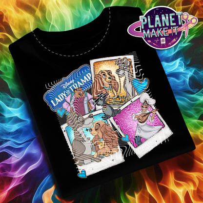 Dog Duo Polaroid - Plush Hoodie