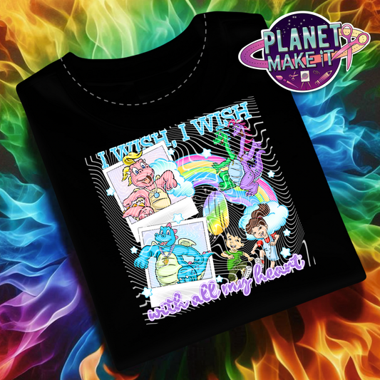 Nostalgia Dragon Polaroid  - Plush Hoodie