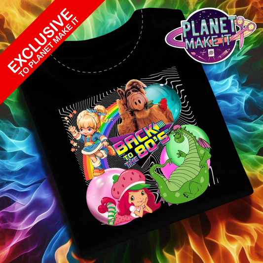 80's Mashup EXCLUSIVE DESIGN - Plush Hoodie