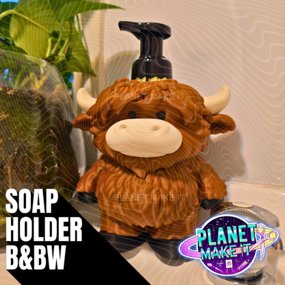 Highland Cow - Soap Dispenser Holder