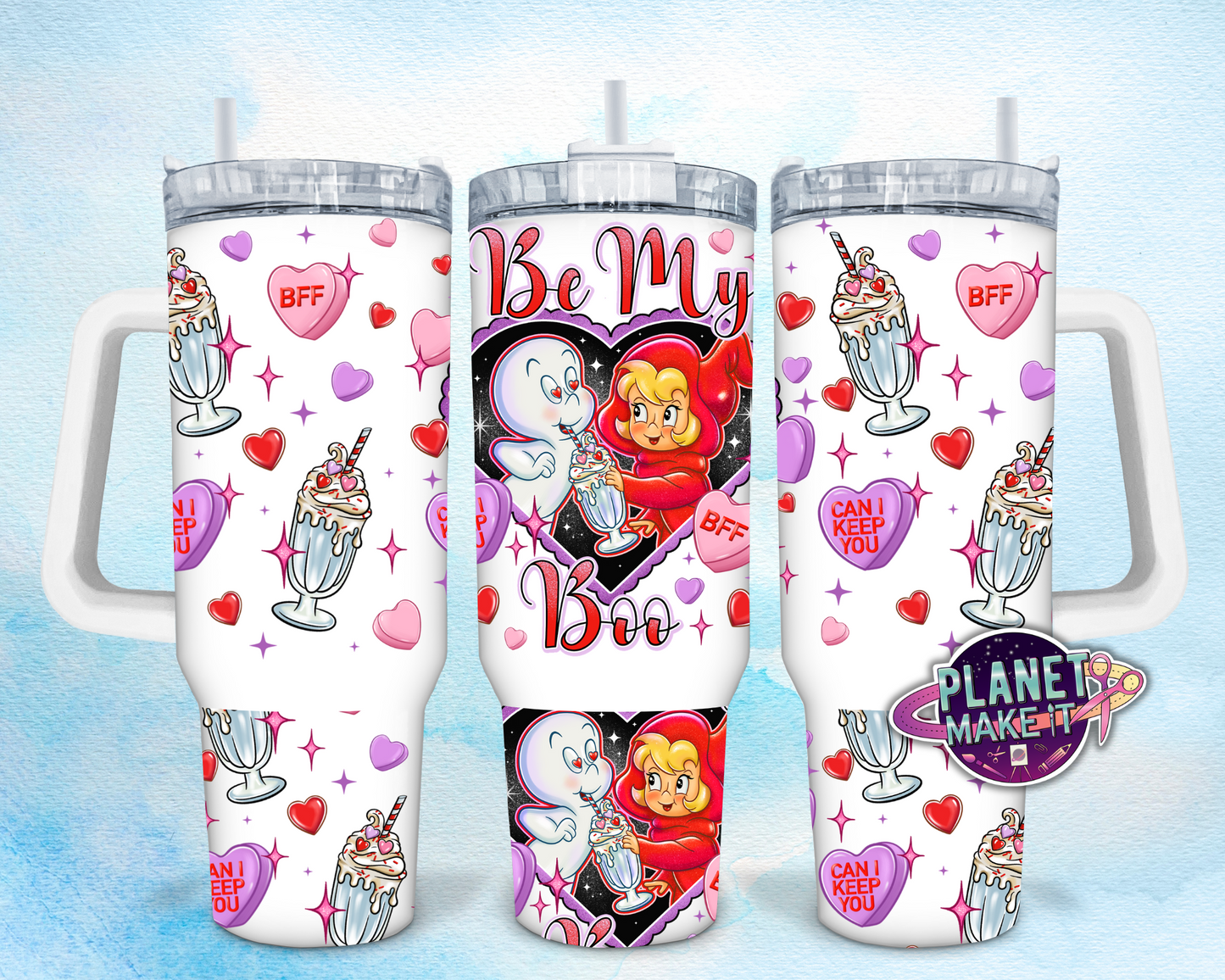 Boo Ghost - 40oz Stainless Steel Tumbler