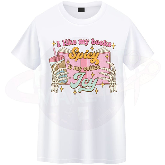 I like My Books Spicy - T-Shirt