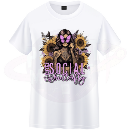 Anti Social Butterfly - T-Shirt