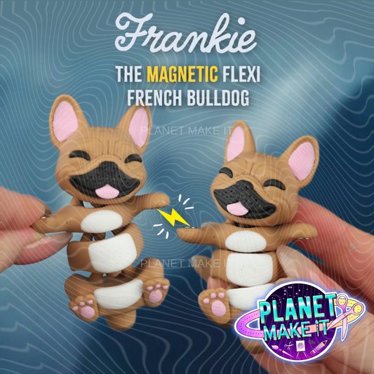 Frankie The French Bulldog - Keychain/Fidget