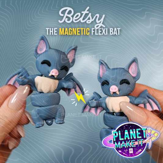 Betsy The Bat - Keychain/Fidget