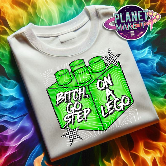 Step On A Lego (Green) - Plush Hoodie