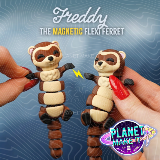 Freddy The Ferret - Keychain/Fidget