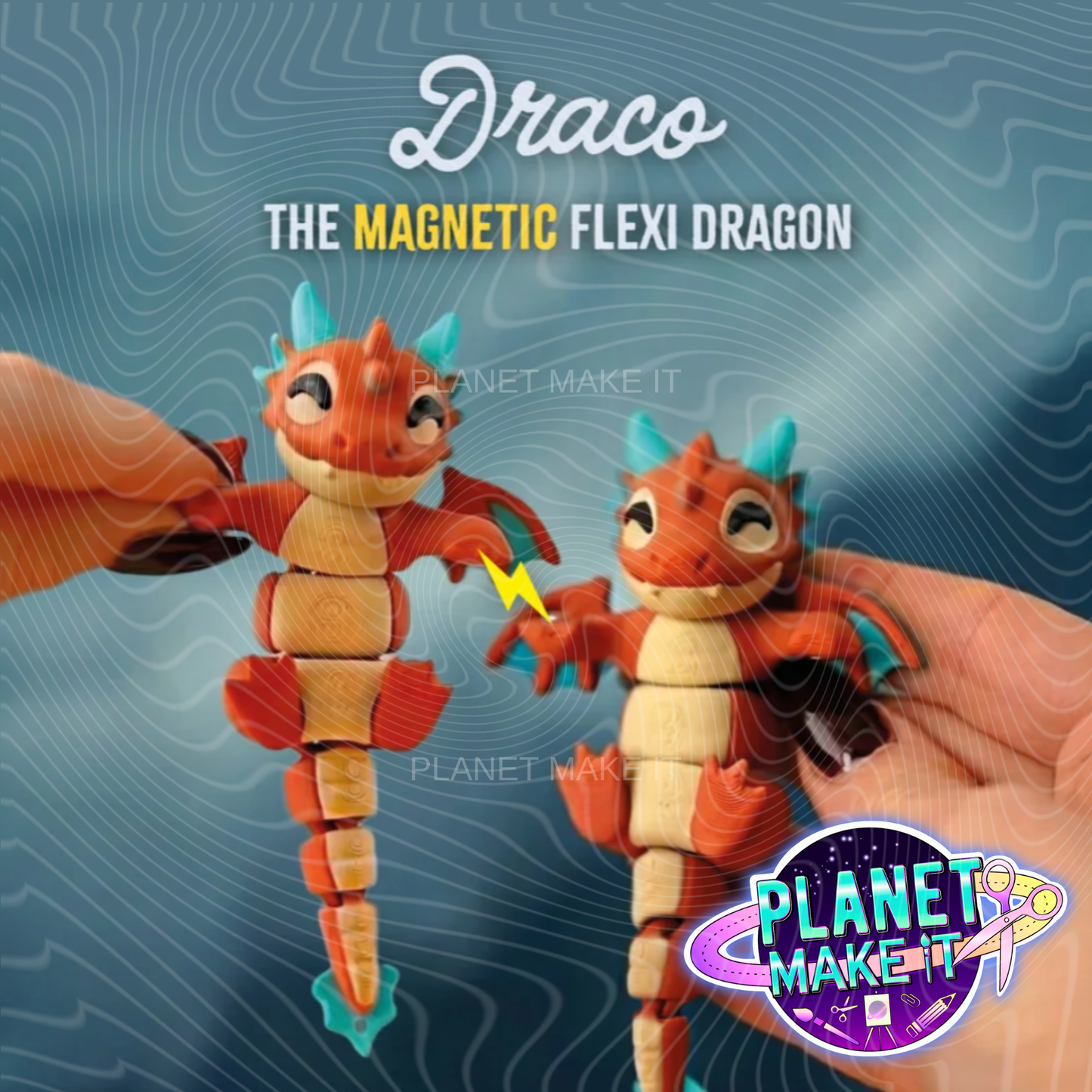 Draco The Dragon - Keychain/Fidget
