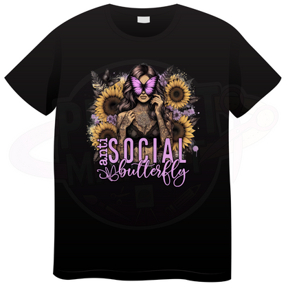 Anti Social Butterfly - T-Shirt