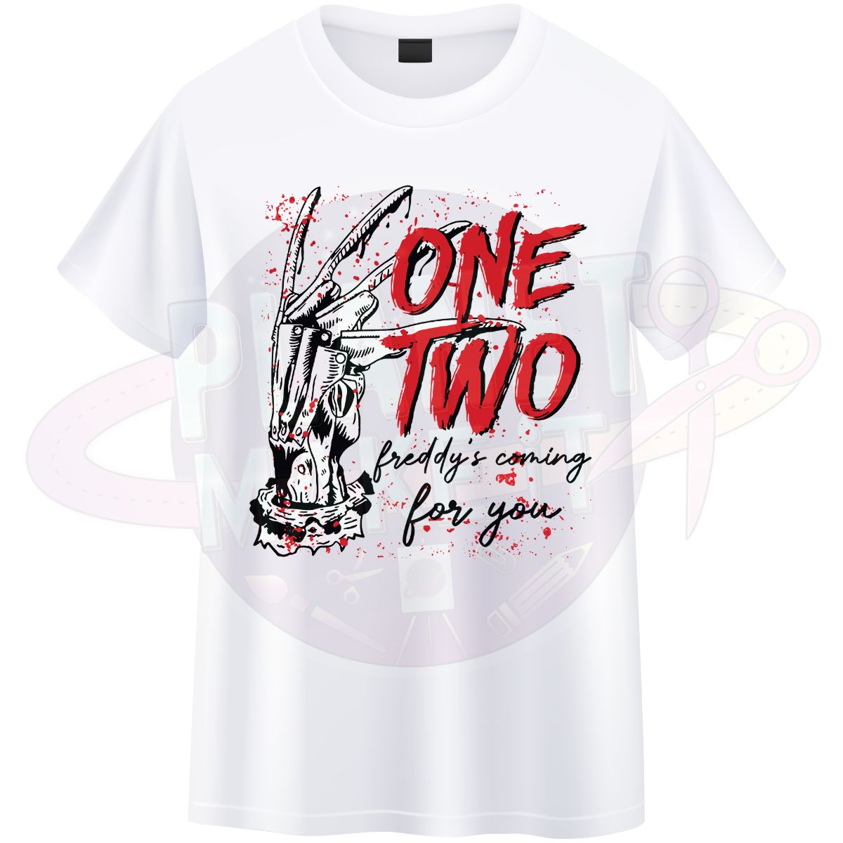 One Two Freddy's Coming For You - T-Shirt