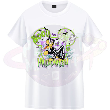 Boo Halloween Character (Yellow Dog) - T-Shirt