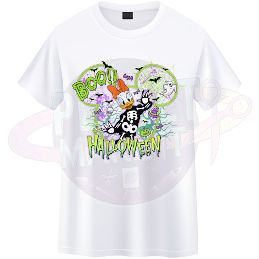 Boo Halloween Character (Mrs Duck) - T-Shirt