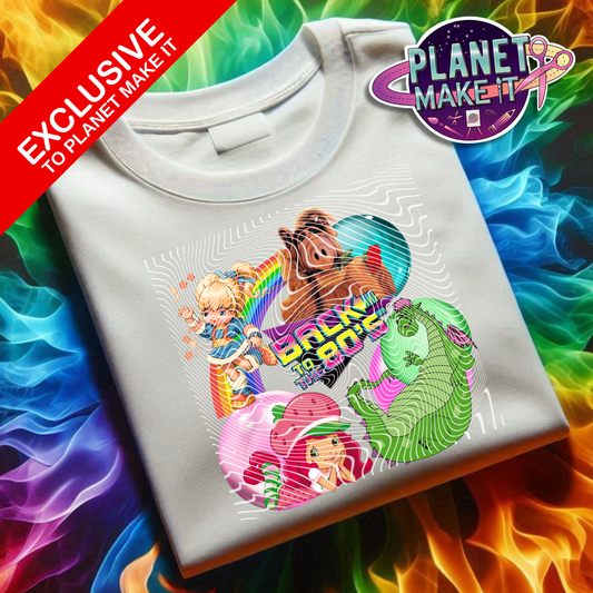 80's Mashup EXCLUSIVE DESIGN - Plush Hoodie