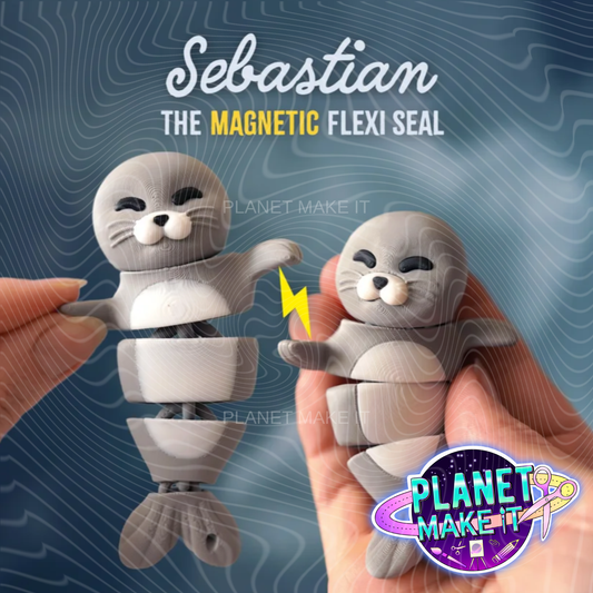 Sebastian The Seal - Keychain/Fidget