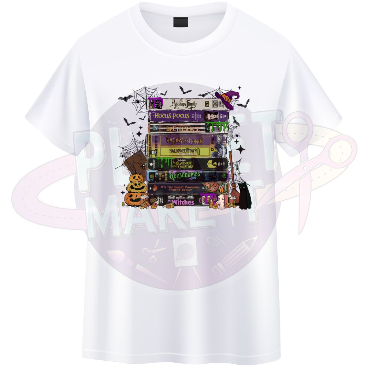 VHS Halloween Films - T-Shirt
