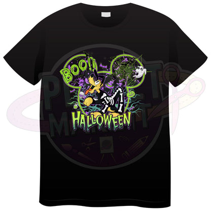 Boo Halloween Character (Yellow Dog) - T-Shirt