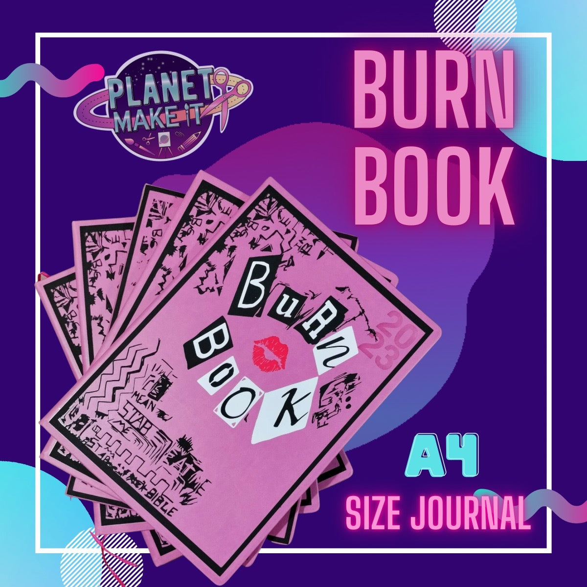 A4 Burn Book Journal 2023 - Mean Gurls