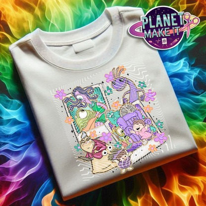 Pink Door Friends Polaroid - Plush Hoodie