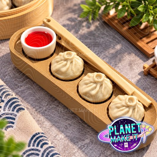 Dumpling Trio Tray - Sensory Clicker
