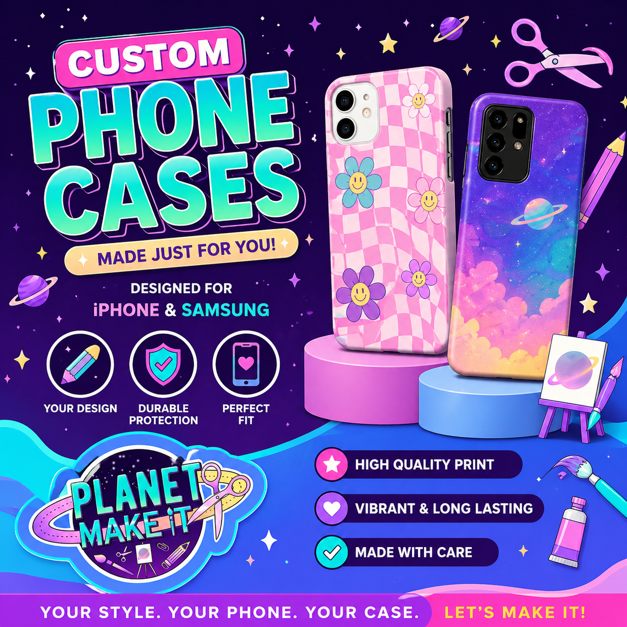 Assorted Model Phone Case's - Custom Design