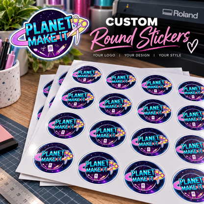 Custom Bulk Stickers - Round