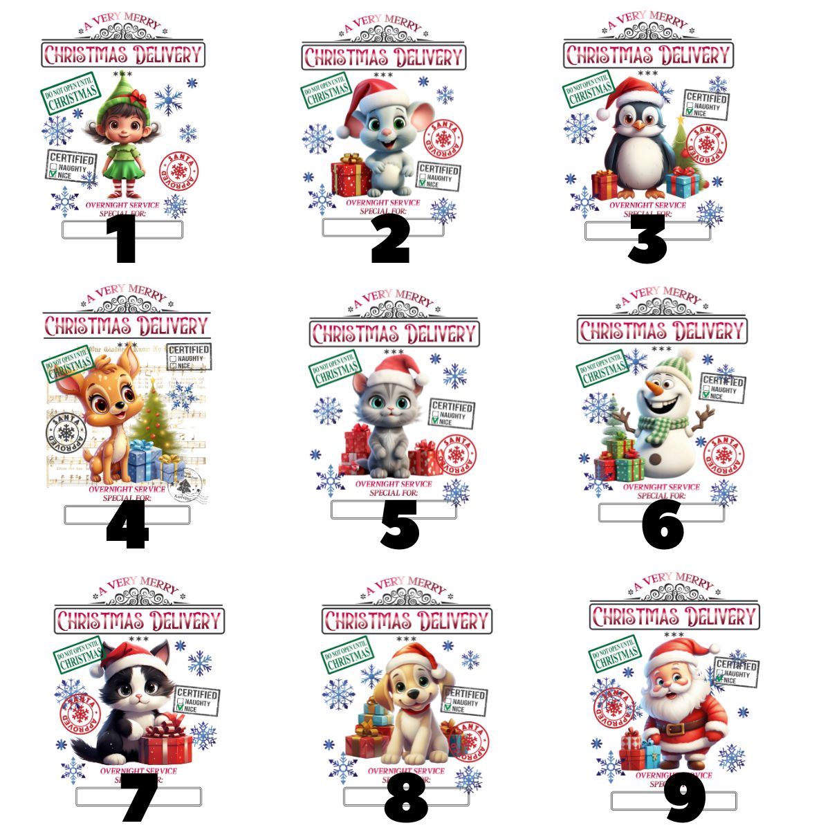 Personalised Christmas Santa Sack INSTOCK