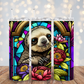 Sloth Stained Glass - 20/30oz Metal Tumbler