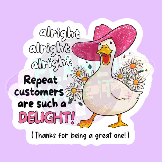 Small Business Such A Delight - Adhesive Decals