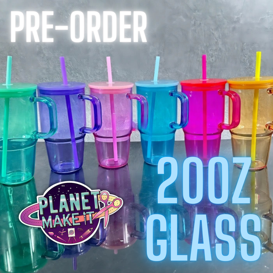 Jelly Coloured Glass Tumbler - 20oz