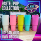 40oz Stainless Steel Tumbler - Custom Design 💎PASTEL POP💎