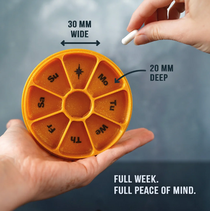 Sun & Moon 7 Day Pill Organizer
