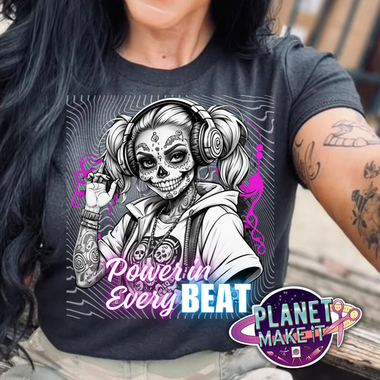 Power In Every Beat - Plush Hoodie