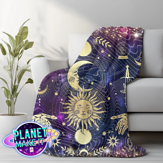 Mystic Moon - Plush Blanket