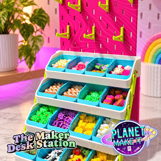 The Maker Desk Station | Modular Storage & Display Organizer