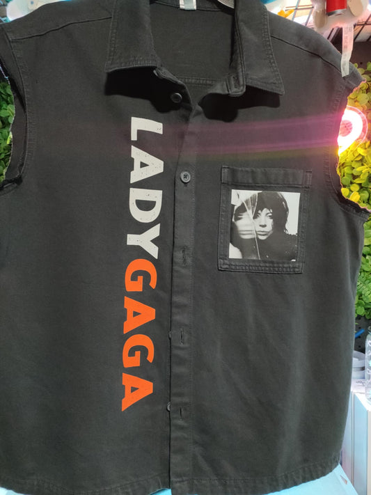 Lady Gaga Custom Denim Jacket
