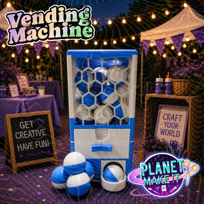 Planet Pop N Drop LITE Vending Machine© - Planet Make It