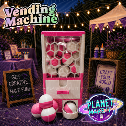 Planet Pop N Drop LITE Vending Machine© - Planet Make It